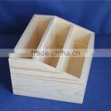 Handmade Eco-friend Pine Wooden Office Paper Rack Wholesale thumbnail-2