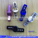 RNKNSE Wholesale Plastic Hand Spinner Toy Fashion 2 Caps Fidget Spinner 608 Bearing EDC Wind Spinner With 6 Steel Balls thumbnail-4