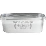 Galvanized Metal Camping Beer Tub thumbnail-2