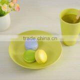 Anhui Green Bamboo Fiber Round Plate thumbnail-2