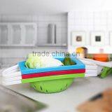 Wholesale Stock Kitchen Vegetable&Fruit Plastic Drain Basket Draining Rack thumbnail-4
