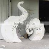 FO-FS004 Garden Decorative High Quality Fiberglass Sculpture of Elephent thumbnail-3