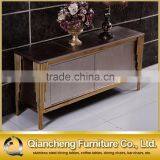 European Designs Stainless Steel Console Table thumbnail-1