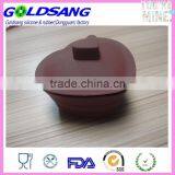 Collapsible Heart Shape Silicone Container With Lid thumbnail-1