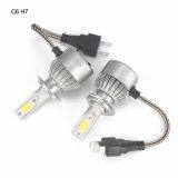 Hot Sale Brightest Car Accessories C6 H7 Cob 30W/Bulb(60W/Set) 6400lm/set(3200lm/b LED COB H7 LED Headlight Bulbs Hi/Lo thumbnail-4