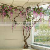 Vertical Plastic Flower Wisteria Hanging Vine Artificial Garden Wedding Vine thumbnail-5