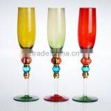 Hand Painted Colorful Christmas Champagne Flutes Set Dinner Set,royal Dinner Set thumbnail-1