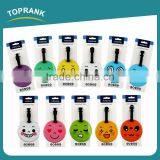 Toprank Custom Colorful Strip Emoji Suitcase Baggage Tag Travel Airline PVC Luggage Tag Bag Tag Travel ID Card thumbnail-1