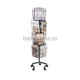 A4 Pocket Rotating Floor Standing Display Unit thumbnail-1
