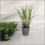 Artificial table decorative potted small grass plant