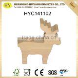 FSC unfinished custom wooden candle holder wholesale