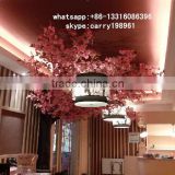 LXY072032 beautiful style wall decor metal artificial cherry blossom trees