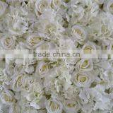 White Artificial Flower Wall/fabric Flower Wall/fake Flower Wall thumbnail-3