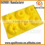 Food Grade Flower Shape Silicone Cupcake Mold Flower Silicone Muffin Mold Silicone Baking Molds thumbnail-4