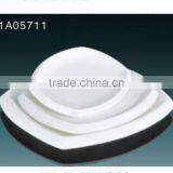 2014 Hot Sale White Square Ceramic Dinner Plate thumbnail-1