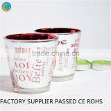 Color Laser Leaf Glass Seven Candle Glass Candle Holder Wall thumbnail-4