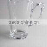 Custom Logo Printed Clear Cheap 16oz Glass Coffee Mugs Wholesale thumbnail-1