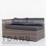 Helena Right Hand Wicker Bench - Vietnam Conversation Furniture thumbnail-2