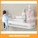 Plastic Bath Shelf Wall Mounted Storage Shelf Bath Accessories Rack thumbnail-2