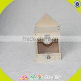2017 New Fashion Funny Children Wooden Bird House W03B049 thumbnail-3