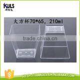 Food Grade Disposable Dessert Ice Cream Container Plastic Cup Square Round Special Shape Dessert Cups thumbnail-4