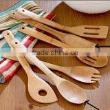 Hot Natural Bamboo Kitchen Ladle Set