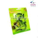 4pc Stainless Steel Cake Mold Set thumbnail-1