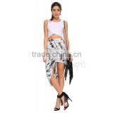 MGOO 2016 Stock Manufacturer Tie Dye Women Skirts Wrap Sexy Ruffles Fashion Ethinic Skirts 15145B165 thumbnail-5
