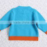 Round Neck With Buttons Boys Pullover Sweater Factory Price thumbnail-5