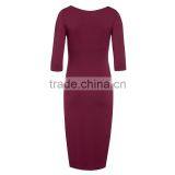 China Wholesale Maternity Clothes New Arrival Modern Maternity Dress thumbnail-5