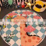 S65602A Kids Room Floor Carpet Round Game Mats Circular Flight Chess Baby Crawling Blanket thumbnail-2