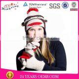 Earflap Sleepy Sock Monkey Hat Cute Cool Cheap Adult Animal Winter Hats thumbnail-1