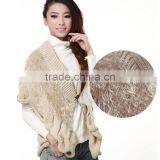 2016 Latest Design Spring Smiles Batwing Sleeve Free Size Korean Style Half Sleeve Loose Knit Cardigan Latest thumbnail-5