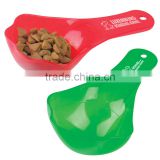 USA Made Pawfect Pet Food Scoop - measures 1/2 cup and 1 cup, dishwasher safe and comes with your logo
