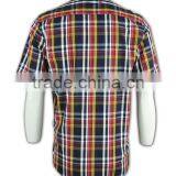 2015 Hot Sell Wholesale High Quality Red and Black Color Flannel Shirts Men thumbnail-4