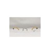 Yellow Legs Semi- Rimless Solid Titanium Ray Ban Eyeglass Frame RB6218 2502 51-18-140