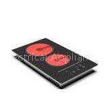 Kitchen Double Burner Infrared Ceramic Cooker With CE , CB Certification 230V AC 4000W