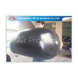 0.9mm PVC Tarpaulin Black Inflatable Advertising Balloons Airtight OEM / ODM