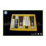 No-harm Disposable Yellow Plastic Cosmetic Trays , PVC Blister Packaging