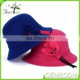 Best Selling New Fashion Ladies Popular Vintage Winter Party Flower Hats Fascinators Felt Womens Hats thumbnail-5