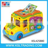Educational electric toy car with music and light for good sale
