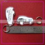 High Quality keychain photo insertable in car shape