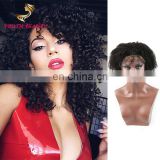 Youth Beauty Hair top quality brazilian virgin remy hair full lace wig in kinky curl 8A grade hair wholesale price