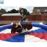 Outdoor Sport Games Mechanical Inflatable Rodeo Bull, Inflatable Bull Riding Machine thumbnail-5