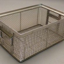 Commercial Ultrasonic Cleaning Baskets Wire Mesh Basket thumbnail-2