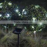 2 Pack Outdoor Garden 30 Bright White LED Solar Topiary Tree Bush Landscape Path Light Lamp Yard Patio Decoration thumbnail-4