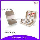 Zipper PU Bag 7 Pcs Nail Tools Manicure Set