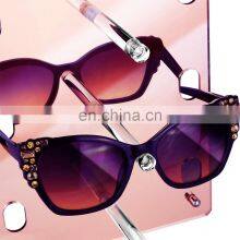 Rose Gold Mirrored Acrylic Sunglasses Display Rack Eyewear Holder Stand Sunglasses Display Stand thumbnail-5