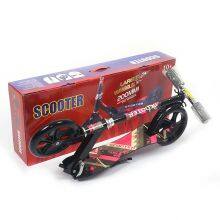 Big Wheels Foot Pedal Urban Scooters Iron Folding Adult Kick Scooter thumbnail-5