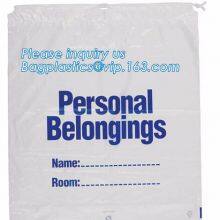 Biodegradable Drawstring Patient Belongings Bag,Manufacturer of Patient Belonging Bag With Rigid Handle OEM Available thumbnail-1